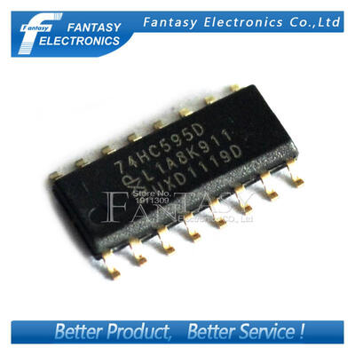 

500PCS 74HC595D SOP16 74HC595 SOP SN74HC595DR SMD new and original IC free shipping