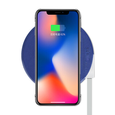 

VH [и] Apple Wireless Charger Regular Edition iPhone X / 8 / 8Plus Samsung Мобильный телефон QI Core Chip Office Artifact Black Technology Navy Blue