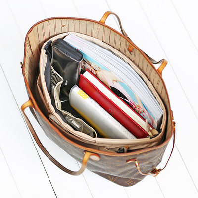 

bagINBAG bag in the bag bag storage bag finishing bag lining bag female bag anti-theft large size black