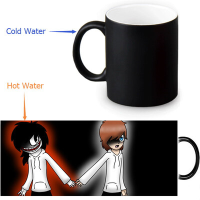 

Jeff The Killer Morphing Mug Color Change Tea Cup Magic Milk Coffee Mug