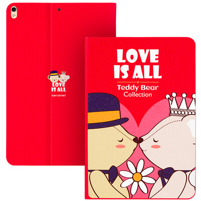 

Teddy Collection Apple iPad Pro105 Inch Protective Case iPad Pro Protective Case Dormant Cartoon Anti-drop Stand Leather Teddy POP
