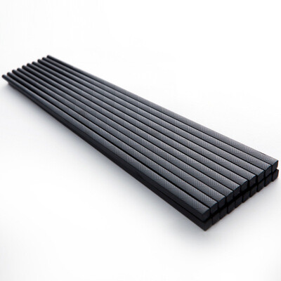

Jingdong supermarket double gun Suncha high temperature light board alloy chopsticks Japanese hotel home chopsticks 10 double installed KZ4060