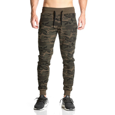 

Muscle Dr brothers autumn&winter mens running sports fitness casual fashion camouflage slim stretch trousers