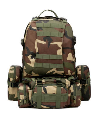 

55L 3D Molle Tactical Outdoor Assault Military Rucksack Backpack Shoulder Bag