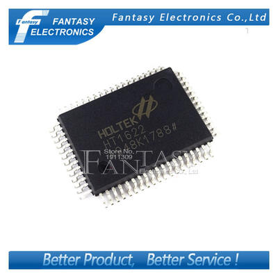 

5PCS HT1622 QFP64 HT1622 QFP new&original IC free shipping
