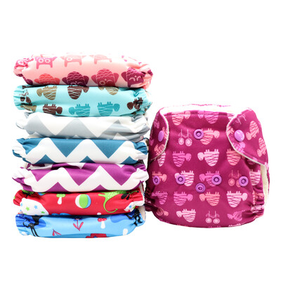 

Maboj Newborn Cloth Diapers All In One Diaper Cloth Nappies Newborn Reusable Diapers Hypoallergenic&Waterproof Nappies Fits Babies