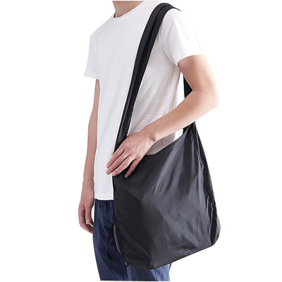 

Youjialiangpin Creative Rotating Portable Shopping Bag Foldable Storage Bag Plastic Storage Box Strip Button Mocha Gray