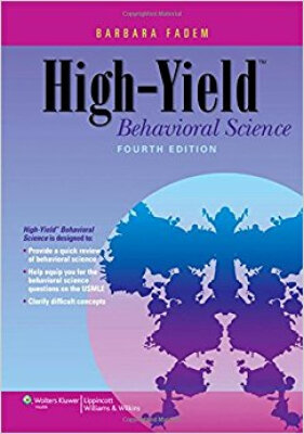 

High-Yield Behavioral Science High-Yield Series