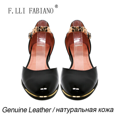 

2015 FLLIFABIANO Summer Womens Flat Patent Leather Sandals Metal Texture Fahionable Plus Size Sandal YM140211 for Wome
