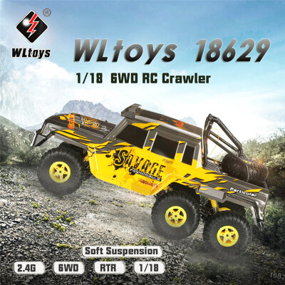 

WLtoys 118 24G 4WD Racing RC Car Electric Crawler Truck Off Road Remove Control Toys