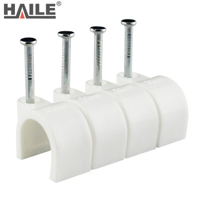 

Haile ZD-4-100 round steel nail wire card wire card line card tube card line nail pressure line card 4mm 100 Pack