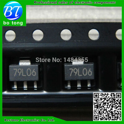 

100PCS free shipping SMD 79L06 -6V SOT-89 79L06