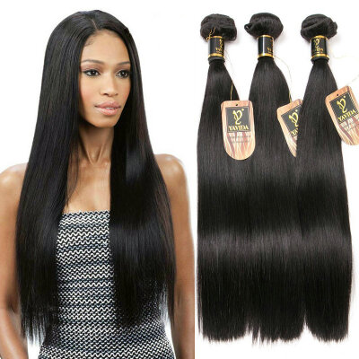 

YAVIDA Hair Brazilain Straight Hair Weave 3 Bundles Brazilian Virgin Hair Straight 7a Unprocessed Straight Human Hair Extension