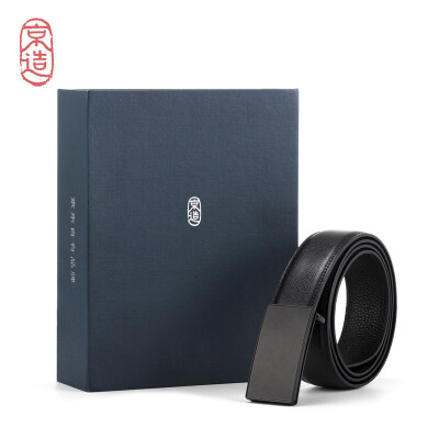 

JZAO Men&39s Leather Belt Black