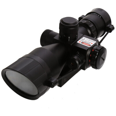 

Beileshi Riflescope Red Dot Tactical 25 - 10 x 40 Red Laser Dual Illuminated Mil-dot W Rail Mount