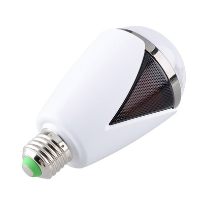

LightsCastle H-1007 iOS Android App Controlled RGB LED Lamp w Bluetooth V40 Music Speaker - White