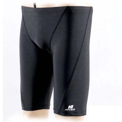 

2018 new mens swim trunks imitation sharkskin fabric five points swimming trunks splash-proof five-point swimming trunks