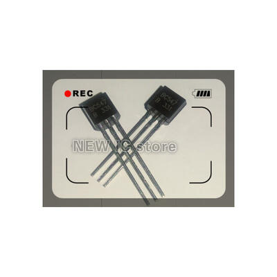 

50PCS Transistor BC547C BC547 0.1A/45V NPN transistor TO-92