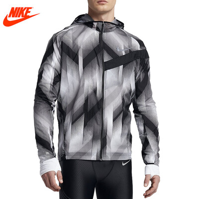 

Nike Для Мужчин's Демисезонный тканые ветрозащитная куртка с капюшоном 833548-010