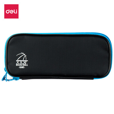 

Deli deli multi-function large-capacity pencil case multi-layer pencil storage bag legend black 66667