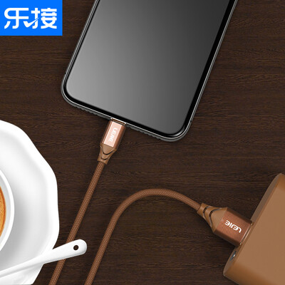 

LEGO LEJIE Кабель для передачи данных Apple / зарядка Po Power Short Cord 0.25 Meter Brown для iPhone5 / 5s / 6P / 6s / 7P / 8 / Plus / X / iPad LUIC-3025D