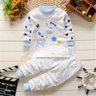 

2016 cotton children sleeping suits autumn pajamas kids Fashion newst homewear baby pajamas pajamas home wear clothes