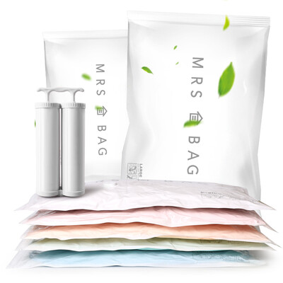 

Dad obar thickening compression bag vacuum storage cotton quilt clothing sorting bag environmental protection material vacuum storage bag 9 sets 2 extra large