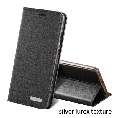 

Business style Genuine Leather flip Case For iPhone 6 7 8 Plus X Diamond texture 3 card slots phone cover