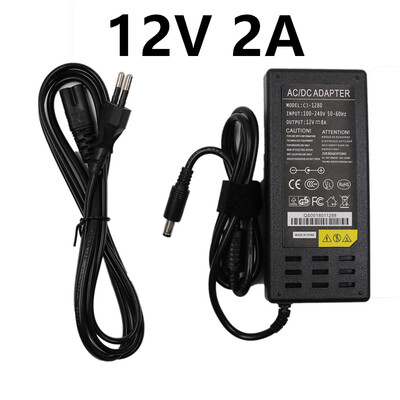 

DC12V адаптер AC100-240V Трансформаторы из положить DC12V 1A/2A/3A/5A/6a/8a/10A питание для Светодиодные ленты