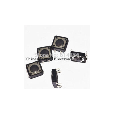 

50PCS Tactile Push Button Switch Momentary Tact 12125mm 12x12x5mm