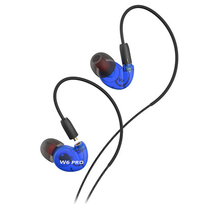 

W6PRO Plug-In Sports Headphones In-ear Wired Subwoofer Headphones Running Anti-skid Earplugs