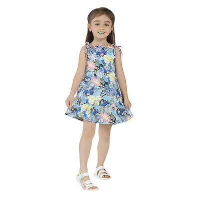 

Girls Dress Cute Baby Girls Summer And Spring Kids Clothes Cotton 2018 New Arrival Print Mini Casual Dresses For Girls
