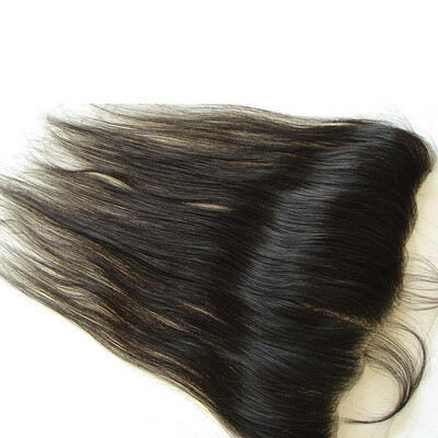 

Osolovely Hair Straight Human Hair 13x4 Transparent Lace Lace Frontal Pre Plucked Hairline Frontals