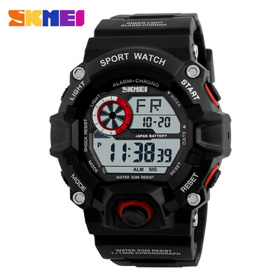 

Men Sport Horloges Skmei Luxe Mark Camouflage Military Horloges Digital Led Waterdichte Horloges Relogio Masculino