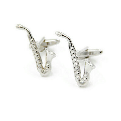 

Yoursfs® Copper with Gold Plated Saxophone Style Cufflink Men's Fashion Jewelry