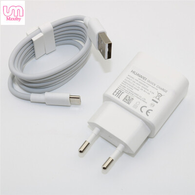 

Mzxtby EU plug for HUAWEI Fast Charger 100% Original quick charger 9V2A Quick Wall Travel Adpater 2A TypeC USB Cable honor 8 note8