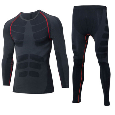 

Quick Dry Mens Running Sets 2 piecessets Compression Sports Suits Men Basketball Tights Clothes Gym Fitness Jogging Sportswear