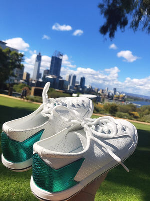 

CONAMORE Starlight White Leather Shoes Women Shoes Soft Breathable Flats Lace-Up Student Casual Shoes