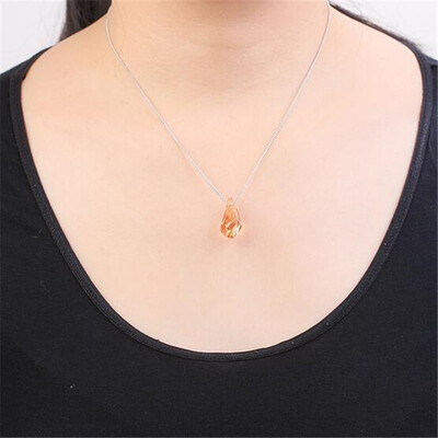 

Fashion Jewelry Womens Accessories Crystal from Austrian Water Drop Necklaces Pendants Bijoux 27405