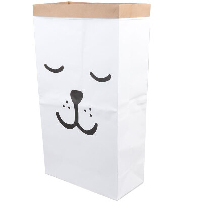 

Youjialiangpin Kraft paper finishing bag Toy sundries storage bag Cute bear