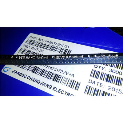 

Free shipping 200pcs/lot MMBT5551 2N5551 Marking G1 SOT-23 NPN 160V 600mA SMD Triode Transistor green product MMBT551LT1G