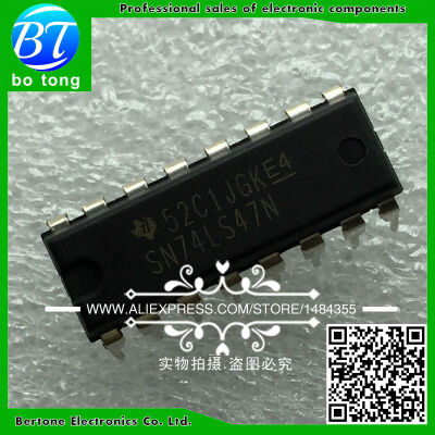 

10PCS SN74LS47N DIP16 SN74LS47 DIP 74LS47N 74LS47 new and original IC free shipping