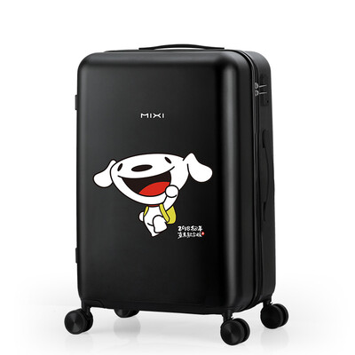 

Mixi anti-scratch explosion-proof luggage female fashion pattern trolley case PC universal wheel suitcase