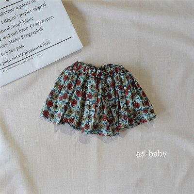 

Children Tutu Girls Skirts Shredded flowers Print Tutu Skirt Girls Summer Kids Clothes Pleated Toddler Baby Girl Skirts 27 Years