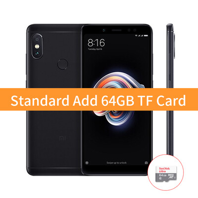 

Глобальная версия Xiaomi Redmi Note 5 3GB 32GB 5.99 "Полноэкранный двухкамерный мобильный телефон Note5 Snapdragon 636 Octa Core 13MP Front