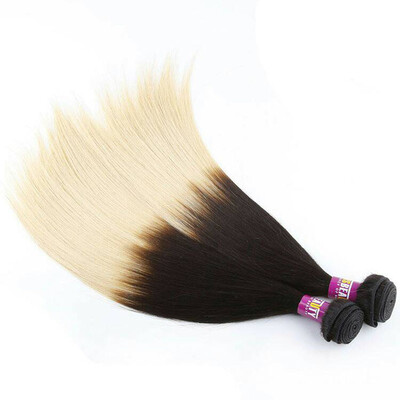 

Бразильские прямые человеческие волосы 1B 27 Gradient Hair Weft Human Hair Extensions
