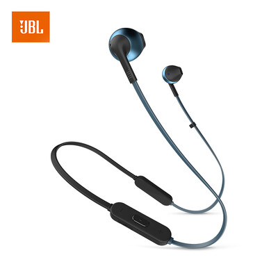 

JBL TUNE205BT Wireless Bluetooth Headset Sports Headphones T205BT Half Ear Music Headphones With Mai Phones Talk Cold talk Silver