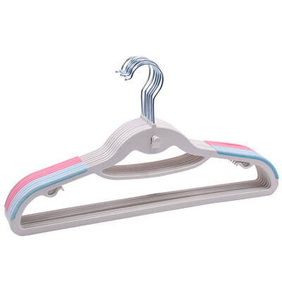 

Pinmai stainless steel windproof hanger non-slip groove drying rack 5 sticks solid fixed buckle drying rack home outdoor clothes hanging clothes support