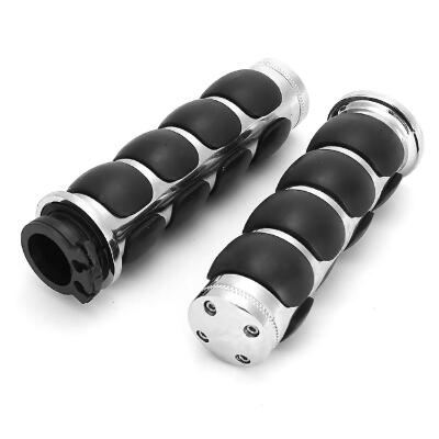 

A pair of 1"26mm Black Aluminum Rubber Hand Grips left&right