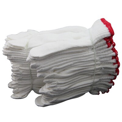 

KATA labor insurance gloves white line gloves protective gloves thick wear-resistant high-density construction work gloves men